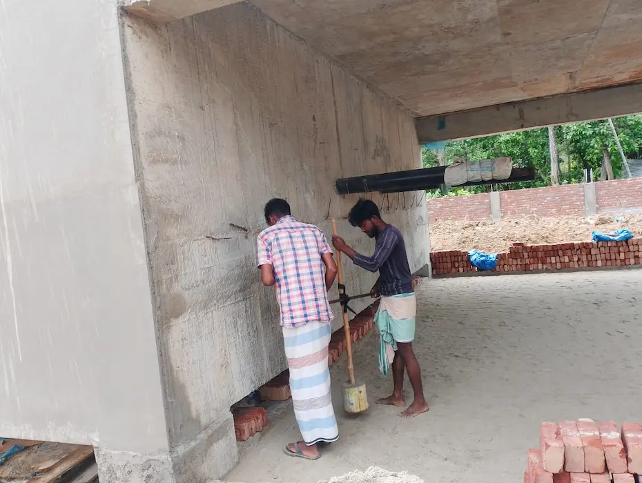 ADCC North construction progress water reservoir