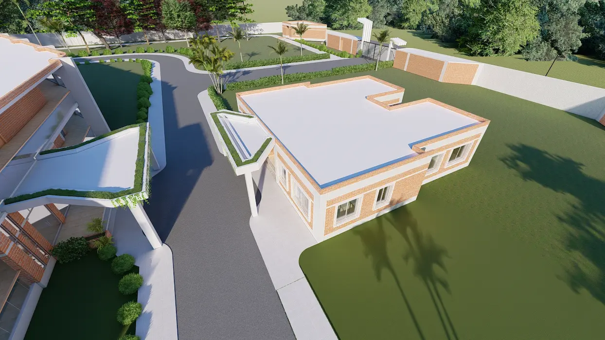 ADCC North administrative building exterior view