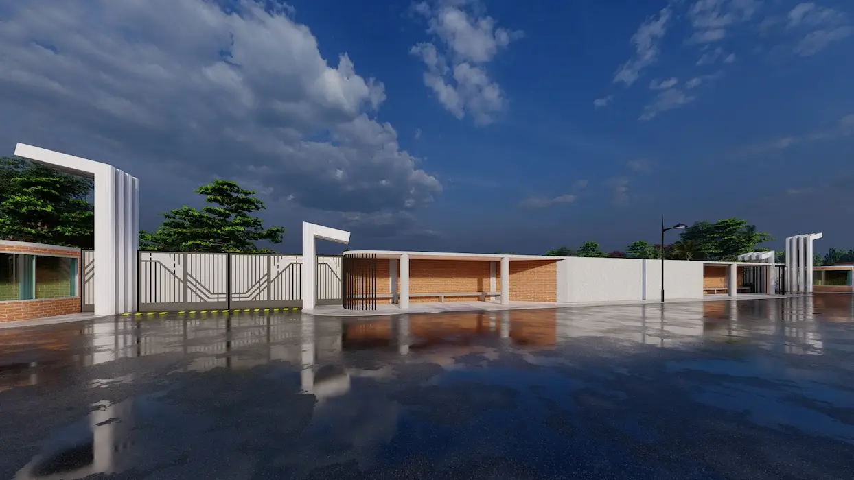 ADCC North administrative building exterior view