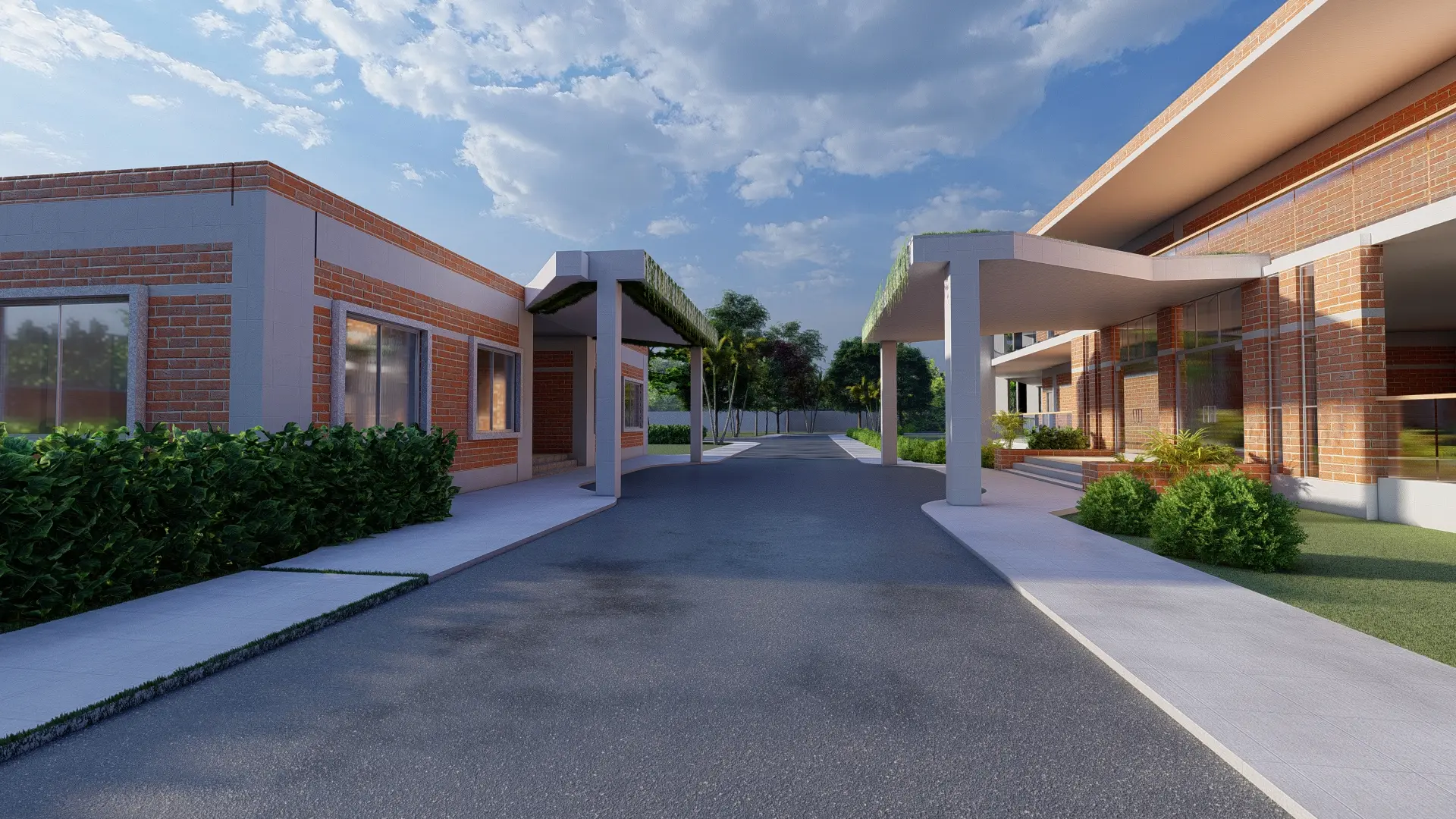 ADCC North administrative building exterior view