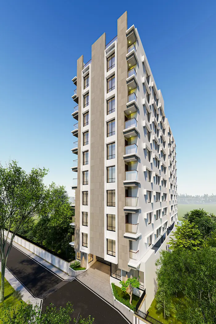 Medical Paradise residential building entrance